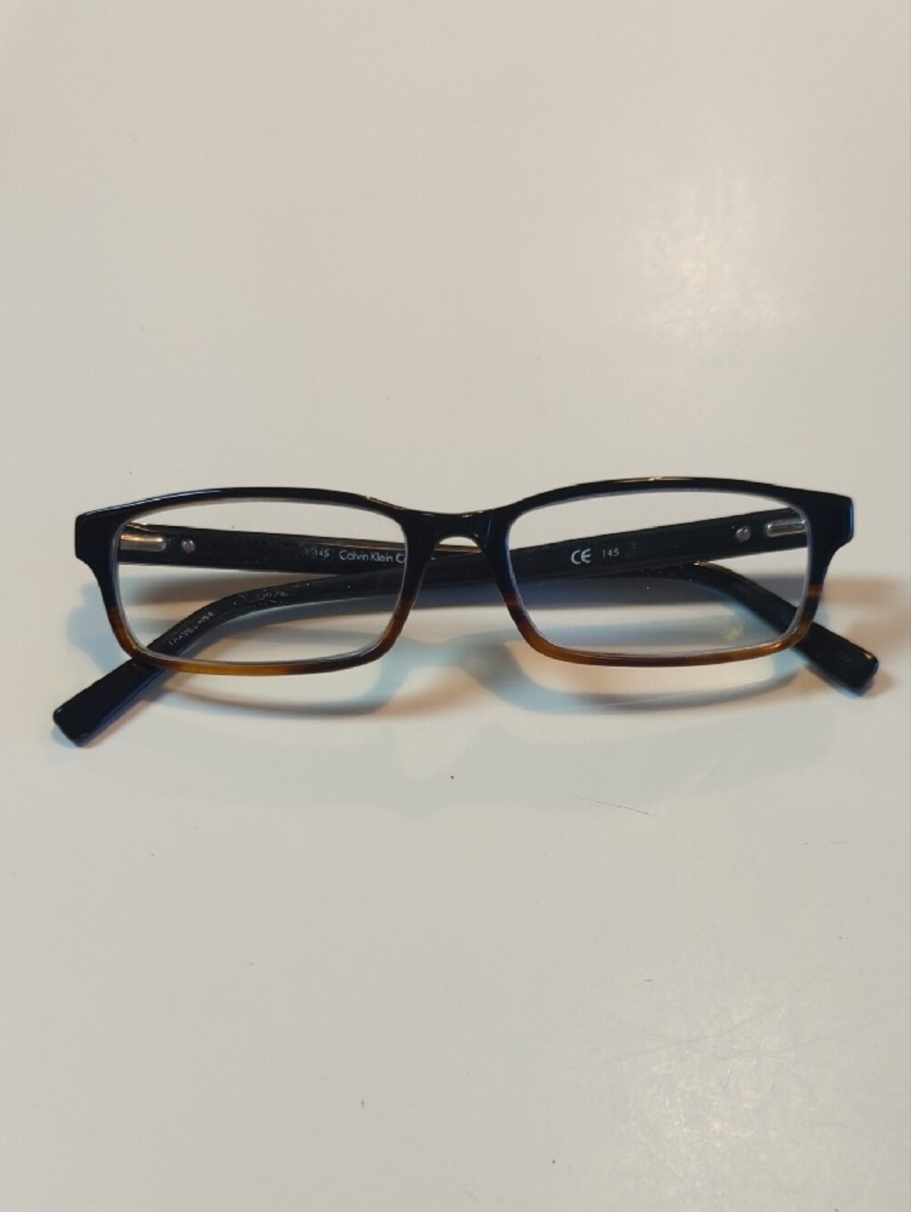 Calvin Klein Frames / Glasses in Black and Brown Ombre Unisex
